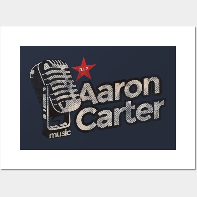 Aaron Carter - Rest In Peace Vintage Wall Art by G-THE BOX